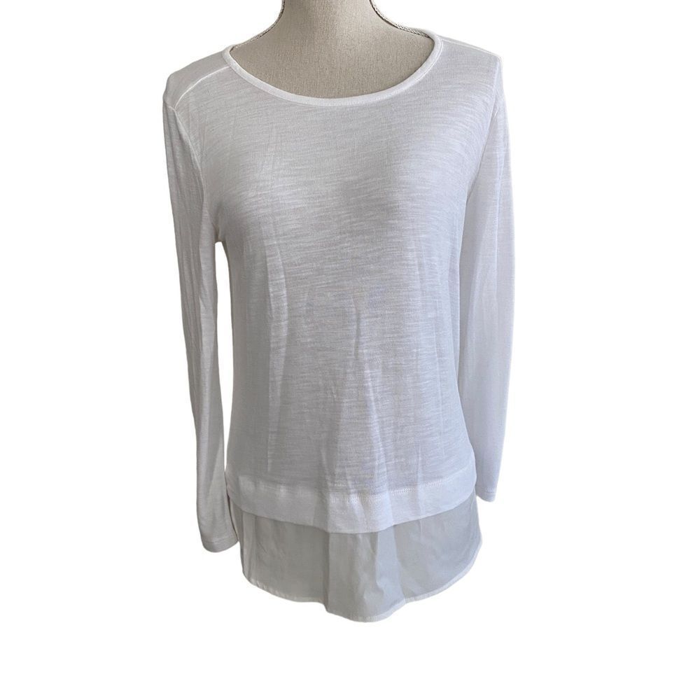 J. Crew Tee with Silky Like Hem Size S